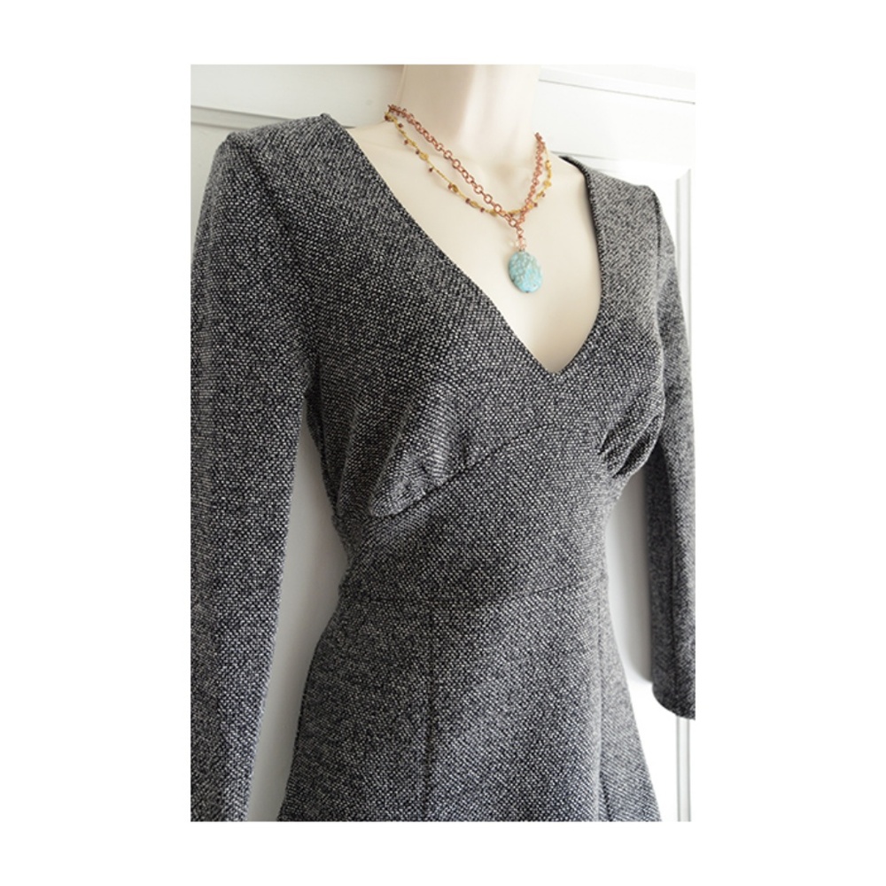 NWOT FREE PEOPLE "Heartstopper" Tweed Mini-Dress - Picture 2 of 6